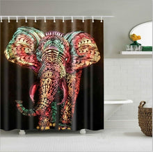 Load image into Gallery viewer, high quality adventures of Unicorn and Cat Printed Shower Curtains Bath Products Bathroom Decor with Hooks Waterproof
