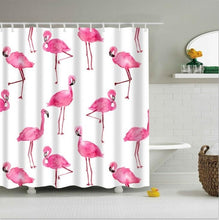 Load image into Gallery viewer, high quality adventures of Unicorn and Cat Printed Shower Curtains Bath Products Bathroom Decor with Hooks Waterproof
