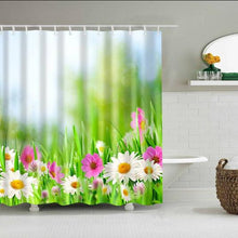 Load image into Gallery viewer, high quality adventures of Unicorn and Cat Printed Shower Curtains Bath Products Bathroom Decor with Hooks Waterproof
