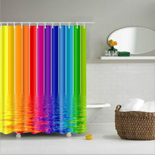 Load image into Gallery viewer, high quality adventures of Unicorn and Cat Printed Shower Curtains Bath Products Bathroom Decor with Hooks Waterproof
