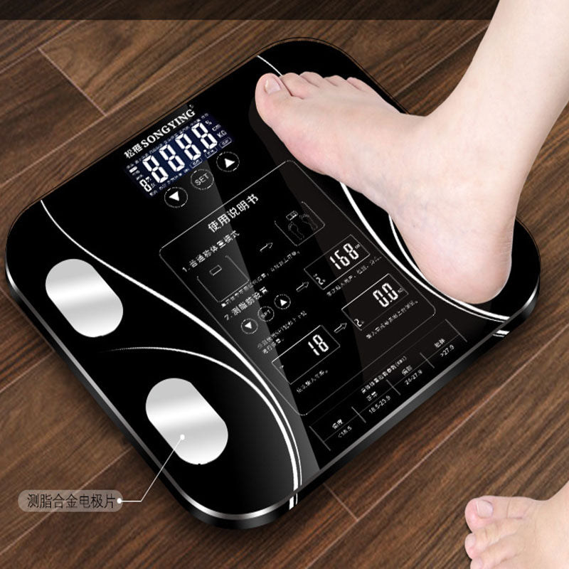 USB Chargeable Body Fat Scale Weight Scale Household Measuring Electronic Scale Fat  Scale Accurate Body Scale Chinese Verison